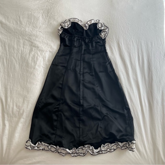 Yves Saint Laurent 1980s silk midi dress similar Madison Beer Sororité vintage - Picture 4 of 11